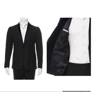 Men’s Roberto Cavalli velvet trimmed sport coat.